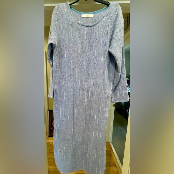 Beautiful handwoven lavender caftan style maxi dress-size s/m - Picture 13 of 13